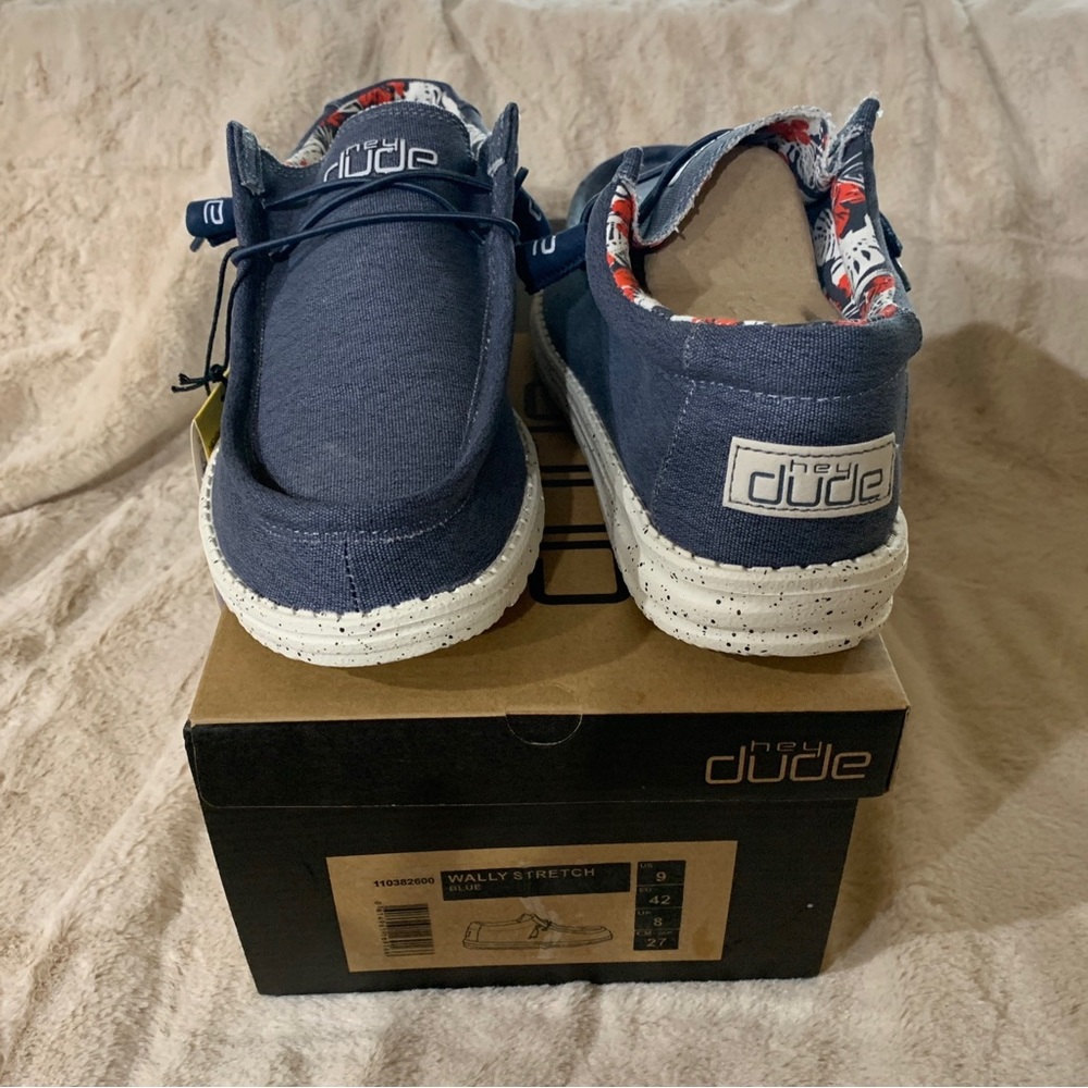 Hey Dude Mens Wally Stretch Loafer Size 9:NEW IN BOX